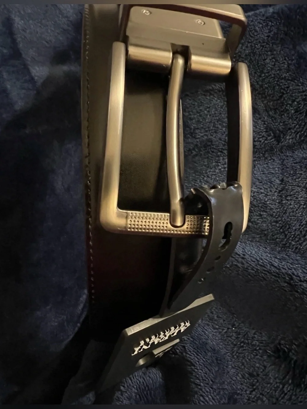 Alfani Men’s Reversible Faux Leather Belt Tan/ Black Size S (30-32) $39.50